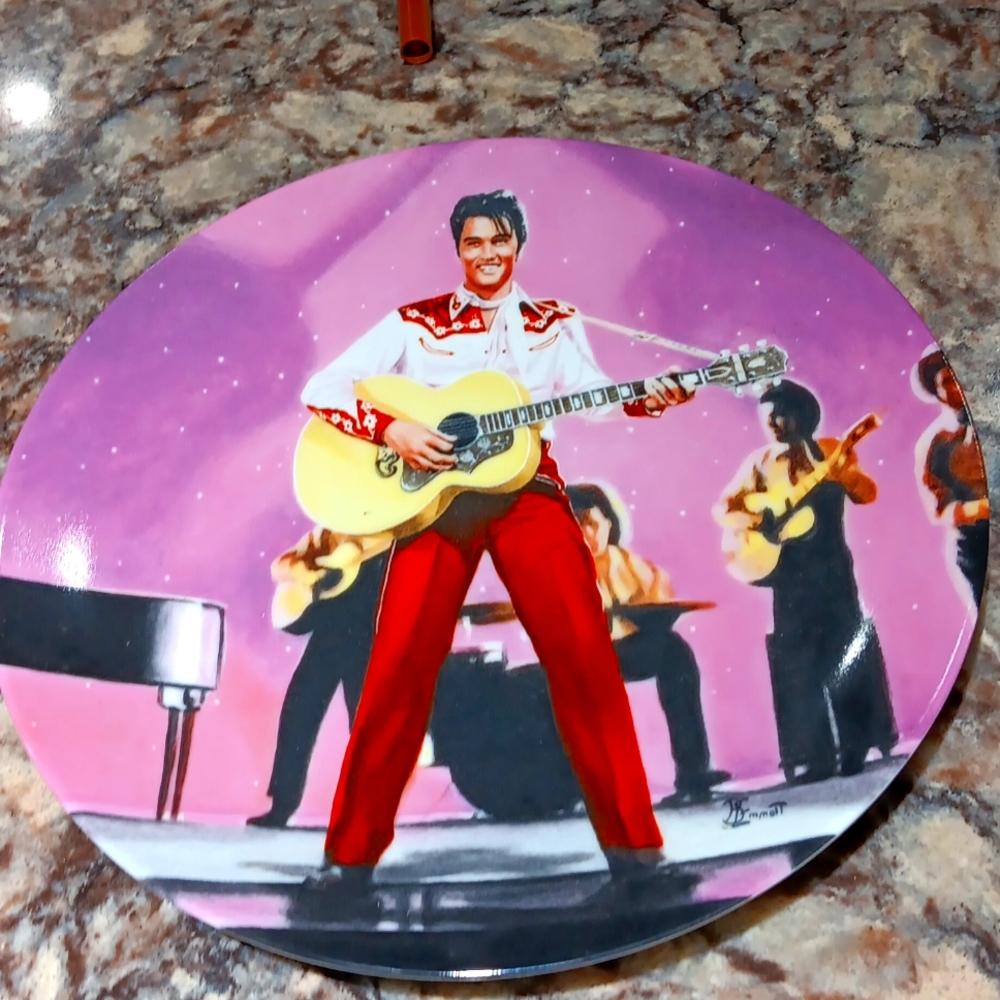 Elvis Presley 1992 Loving You By Bruce Emmett Plate